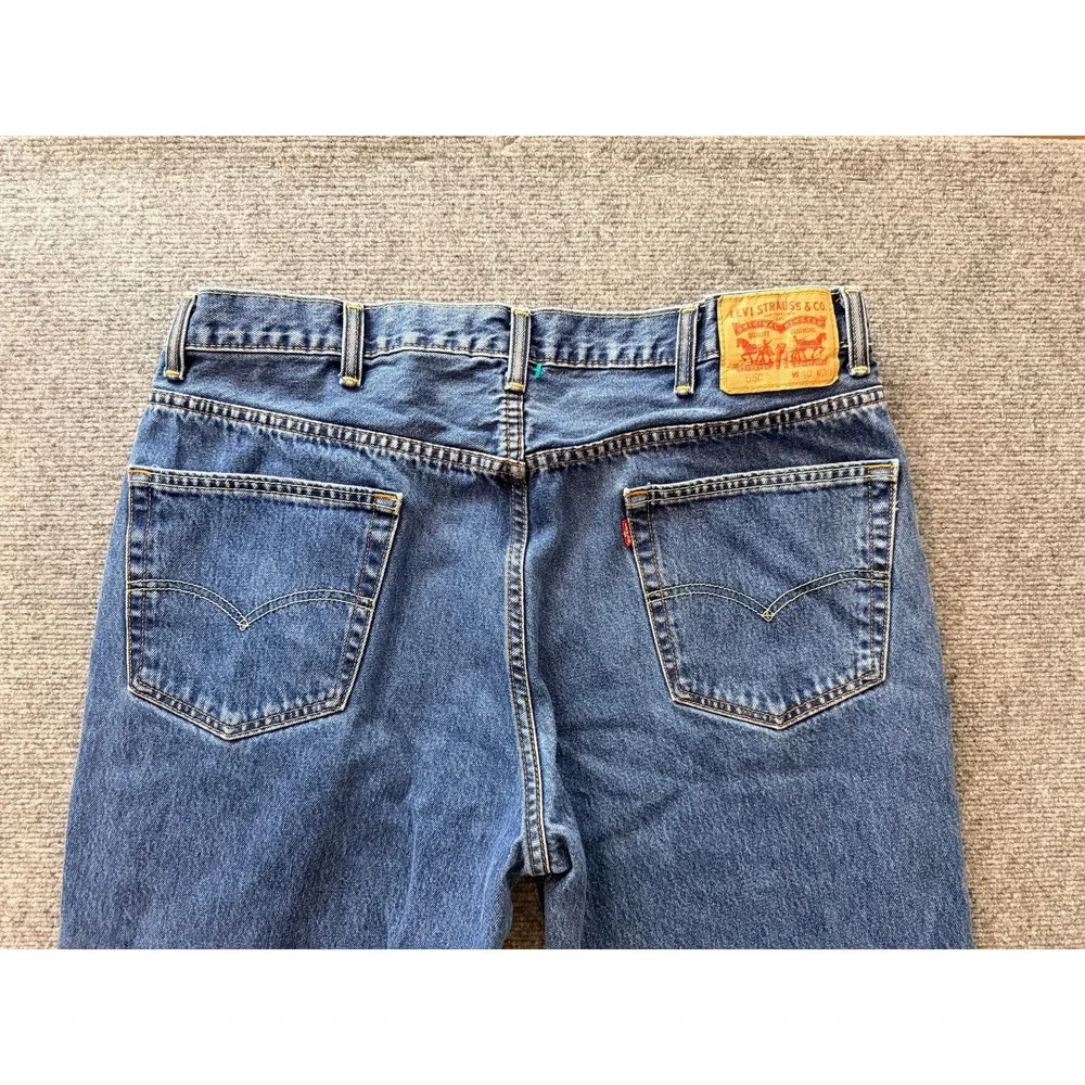 Levi's 550 Relaxed‎ Fit Tapered Leg Mens Jeans 40x30 Medium Wash Denim